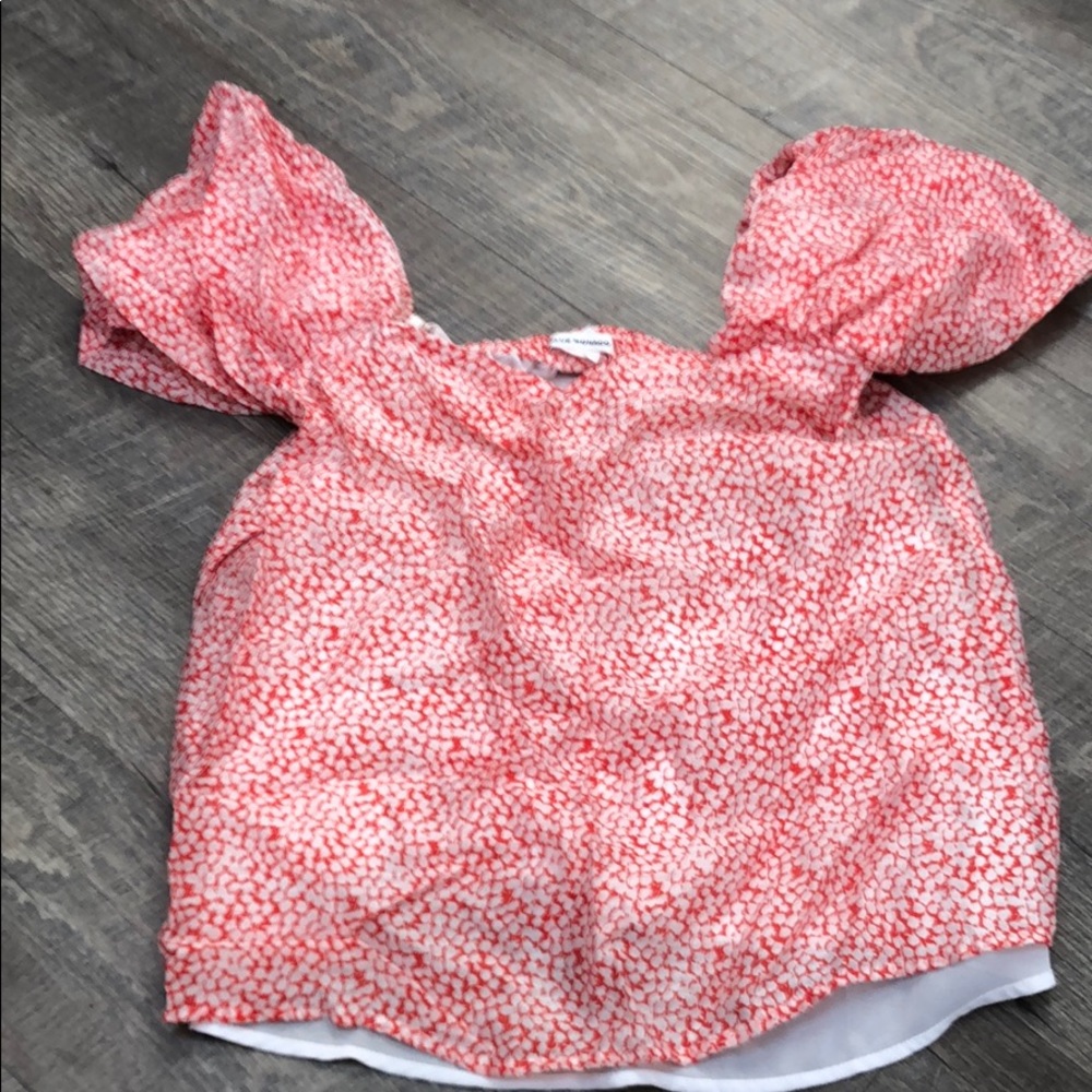 Club Monaco puffy sleeves top
